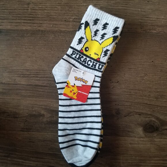 Pokemon Pikachu 2 pairs socks - Picture 1 of 4